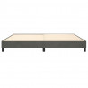 Estrutura de cama sem colchão 200x200 cm veludo cinzento-escuro 5