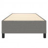 Estructura de cama box spring tela gris oscuro 90x190 cm 5