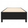 Estructura de cama box spring tela negro 100x200 cm 5