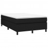 Estructura de cama box spring tela negro 120x200 cm 3