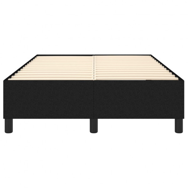 Estructura de cama box spring tela negro 120x200 cm M 5