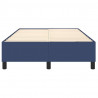 Estructura de cama box spring tela azul 120x200 cm 5