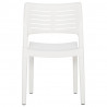 Cadeiras de jardim 2 pcs polipropileno branco 5