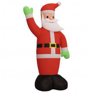 Papá Noel inflable de Navidad con LED 370 cm H