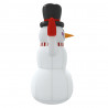 Boneco de neve inflável com LED de 120 cm 5