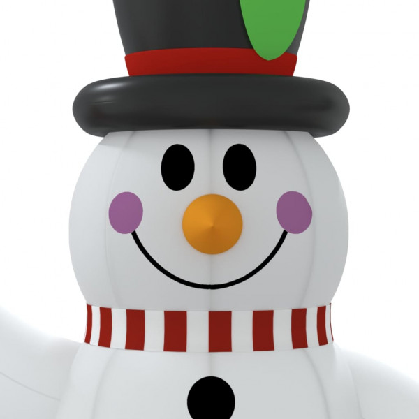 Boneco de neve inflável com LEDs 300 cm M 3