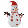 Boneco de neve insuflável com luzes LED 300 cm 3