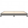 Estructura de cama tela gris oscuro 200x200 cm 5