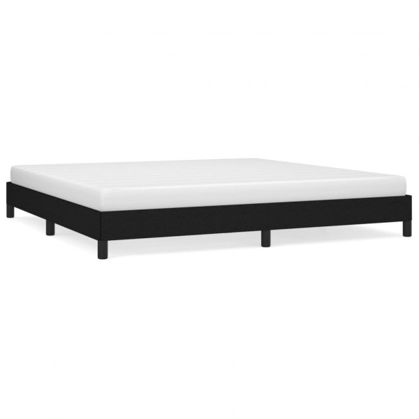 Estructura de cama tela gris claro 200x200 cm M 2