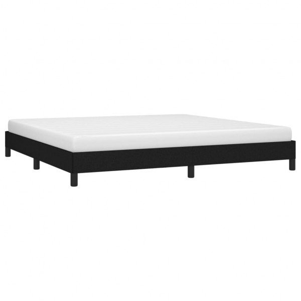 Estructura de cama tela gris claro 200x200 cm M 3