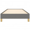 Estrutura de cama sem colchão 90x200 cm tecido cinzento-escuro 5