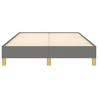 Estructura de cama de tela gris oscuro 120x200 cm 5