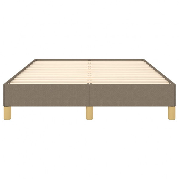 Estructura de cama de tela gris taupe 120x200 cm M 5