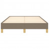Estrutura cama sem colchão 120x200 cm tecido cinza-acastanhado 5