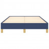 Estructura de cama de tela azul 120x200 cm 5