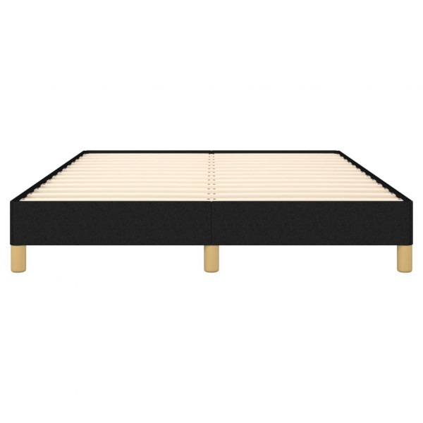Estrutura de cama sem colchão 160x200 cm tecido preto M 5