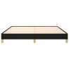 Estrutura de cama sem colchão 180x200 cm tecido preto 5