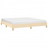 Estructura de cama tela color crema 180x200 cm 3
