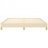 Estructura de cama tela color crema 180x200 cm 5