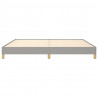 Estructura de cama gris claro tela 200x200 cm 5