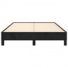 Estructura de cama de terciopelo negro 120x200 cm 5
