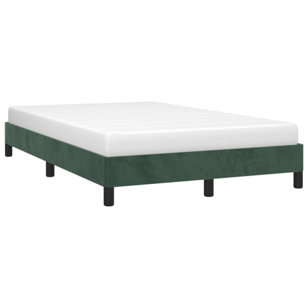 Estructura de cama de terciopelo verde 120x200 cm M 3
