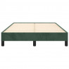 Estructura de cama de terciopelo verde 120x200 cm 5