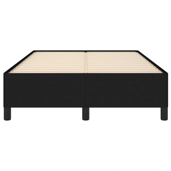 Estrutura de cama sem colchão 120x200 cm tecido preto M 5
