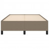 Estrutura cama sem colchão 120x200 cm tecido cinza-acastanhado 5