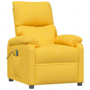 Poltrona de massagem em tecido amarelo H