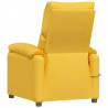 Sillón de masaje de tela amarillo 5