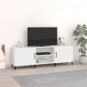 Mueble para TV madera de ingeniería blanco 150x30x50 cm 1