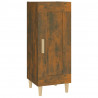 Aparador 34.5x34x90 cm madeira processada cor carvalho fumado 2
