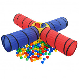 Túnel de juegos para niños con 250 bolas multicolor H