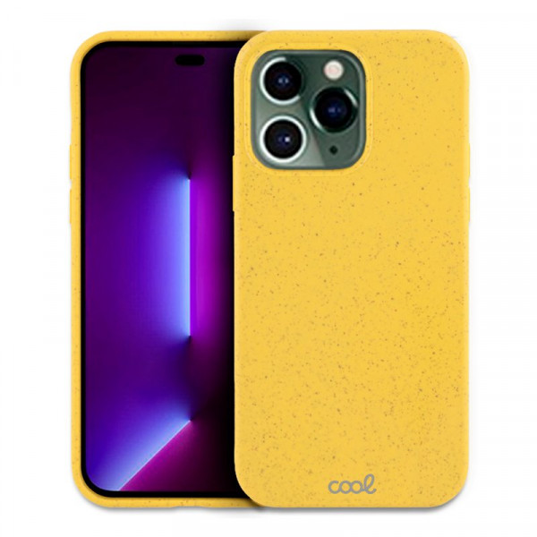 Carcasa COOL para iPhone 14 Pro Eco Biodegradable Amarillo M 7