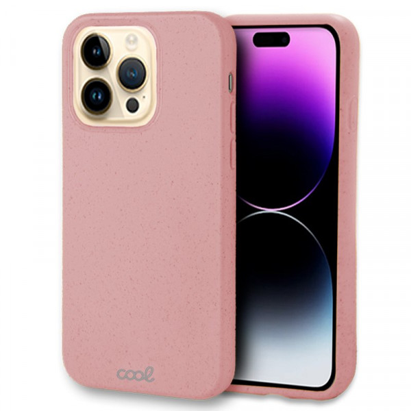 Carcasa COOL para iPhone 14 Pro Max Eco Biodegradable Rosa D