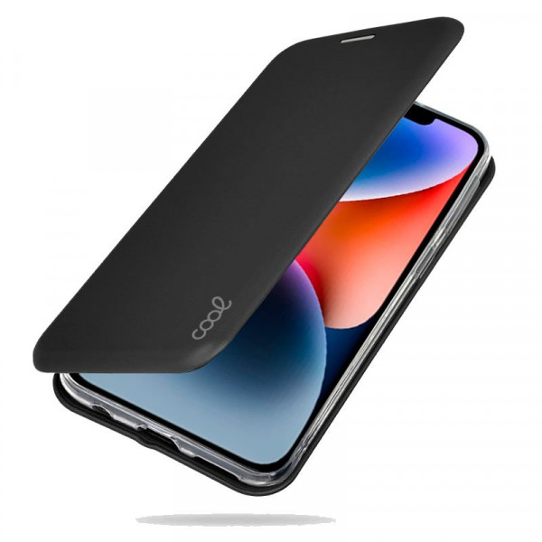 Fundação COOL Flip Cover para iPhone 14 Mais Elegância Preto M 5