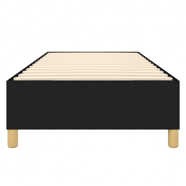 Estrutura de cama sem colchão 90x200 cm tecido preto M 5