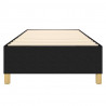 Estructura de cama box spring tela negro 90x200 cm 5