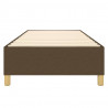 Estructura de cama box spring tela marrón 90x200 cm 5
