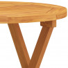 Mesa bistró de terraza madera maciza de acacia Ø46x47 cm 5