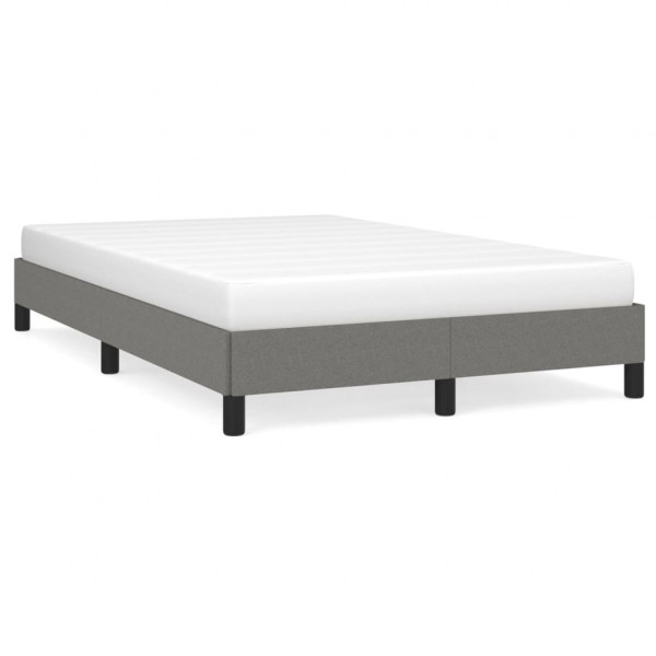 Estructura de cama de tela gris oscuro 120x200 cm M 2