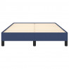 Estructura de cama de tela azul 120x200 cm 5