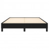 Estrutura de cama sem colchão 140x200 cm tecido preto 5