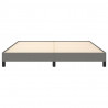 Estructura de cama de tela gris oscuro 160x200 cm 5