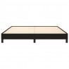 Estrutura de cama sem colchão 160x200 cm tecido preto 5