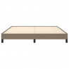 Estructura de cama de tela gris taupe 160x200 cm 5