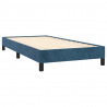 Estructura de cama de terciopelo azul 90x200 cm 4