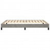 Estructura de cama de terciopelo gris claro 140x200 cm 5