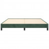 Estructura de cama de terciopelo verde 180x200 cm 5